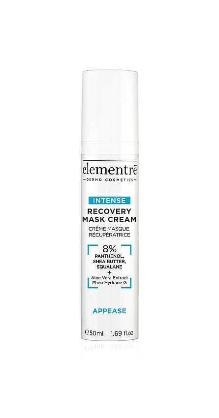Elementre Recovery Mask Cream - 8% Panthenol, Shea Butter, Squalane 50 ml