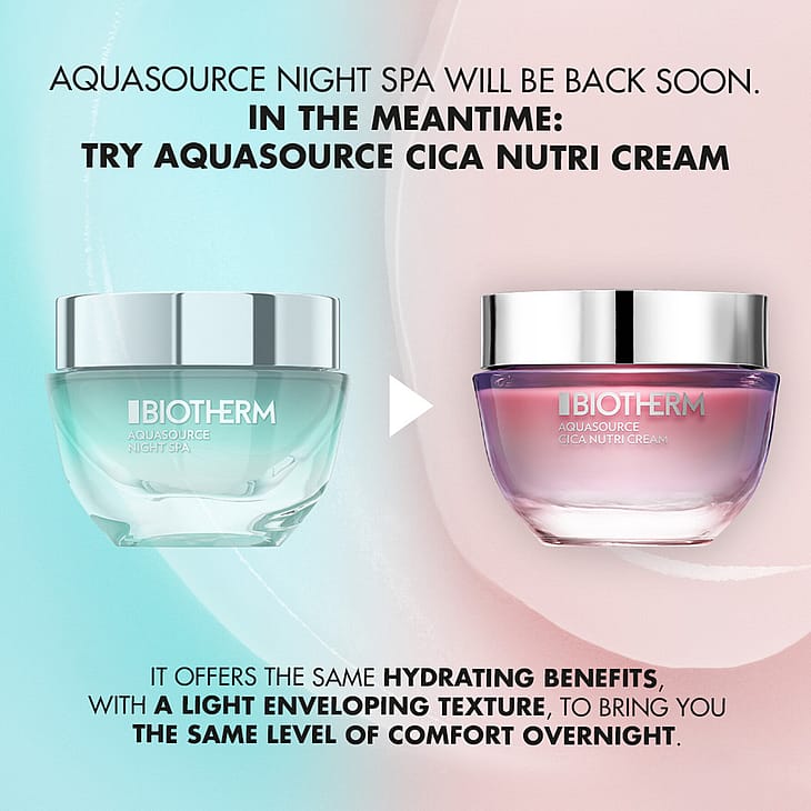 Køb Aquasource Night Spa Moisturizing Cream 50 ml fra Biotherm - Matas