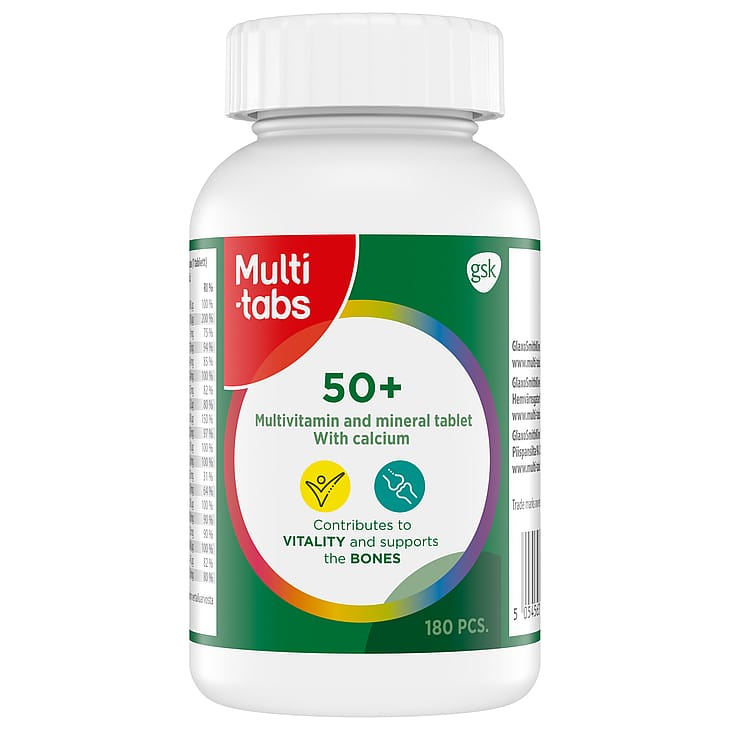 Køb 50+ 180 tabl. fra Multi-tabs - Matas