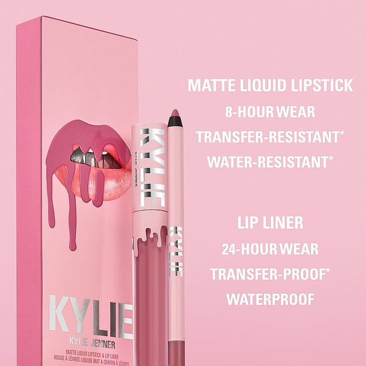 Køb Kylie Matte Liquid Lipstick+Lip Liner 808 Kylie Matas