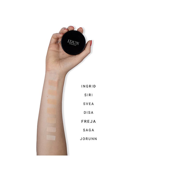 IDUN Minerals Large Kabuki Powder Brush – Große Puderquaste Aus Synthetik, 114 G