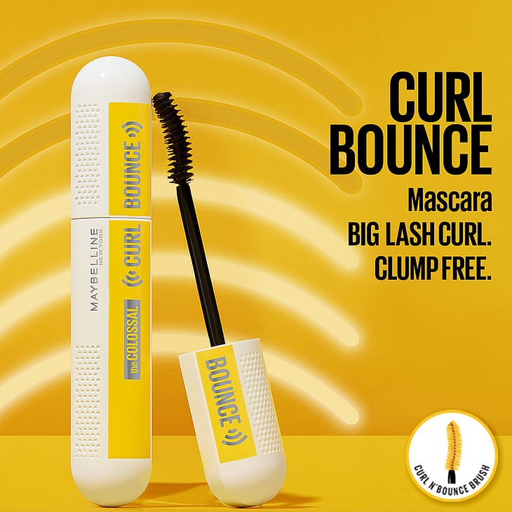 Køb MAY The Colossal Mascara Curl Bounce Black Matas