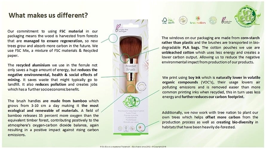 So Eco Powder Brush – Puderpinsel Aus Bambus & Recyceltem Aluminium, Vegan & Tierversuchsfrei