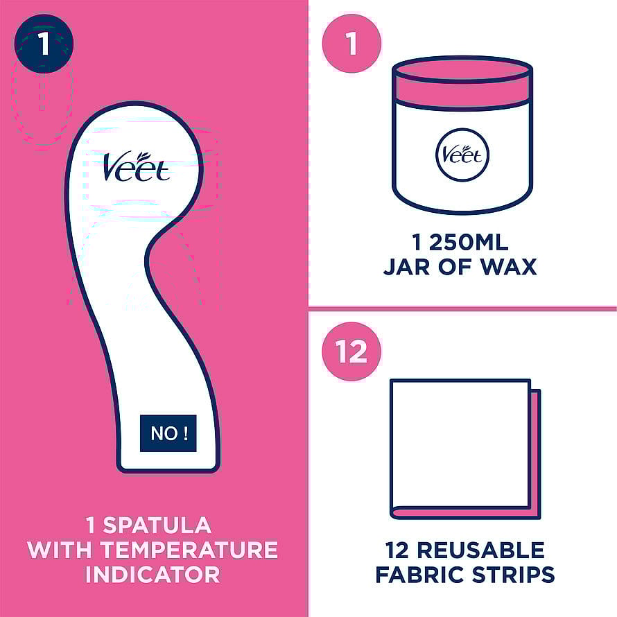 Køb Veet Warm Wax Essentials 250 ml Matas