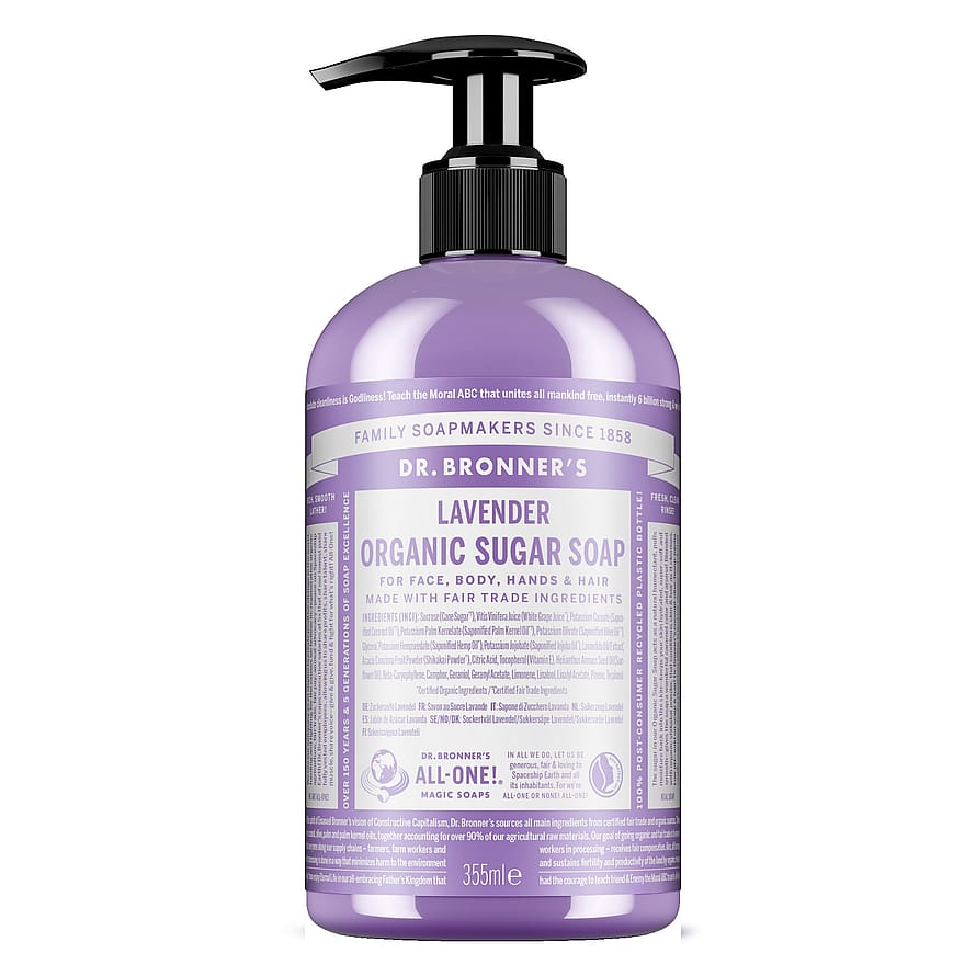Dr. Bronner's Lavender Organic Sugar Soap 355 ml parfym