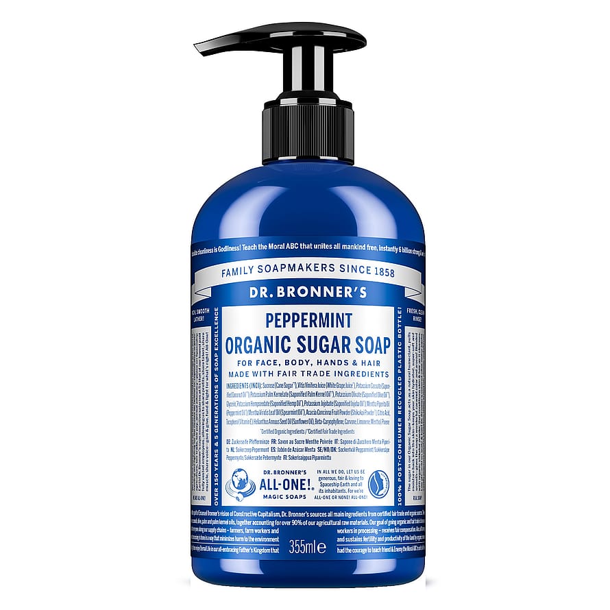 Dr. Bronner's Peppermint Organic Sugar Soap 355 ml parfym