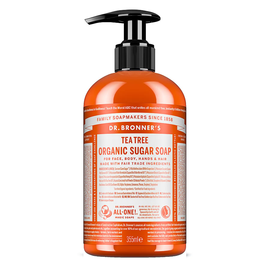 Dr. Bronner's Tea Tree Organic Sugar Soap 355 ml parfym