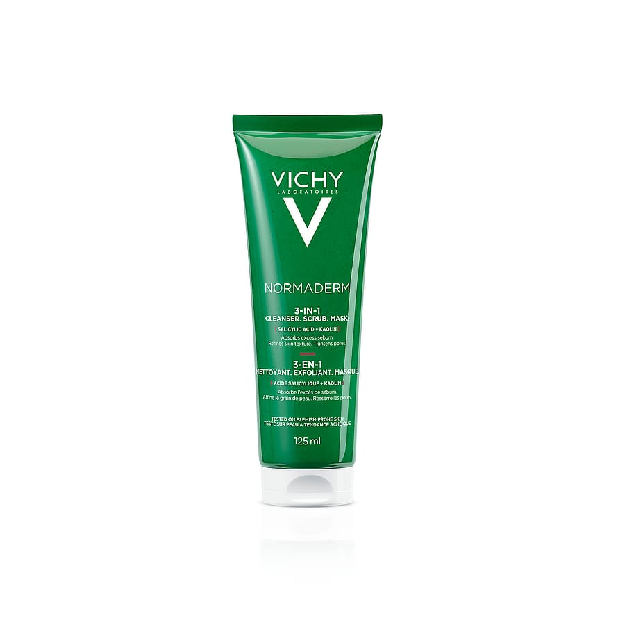 Normaderm 3-In-1 Scrub + Cleanser + Mask 125 ml