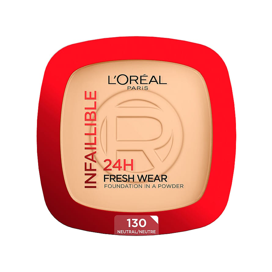 Infaillible 24H Fresh Wear Foundation in a Powder 130 Neutral Undertone