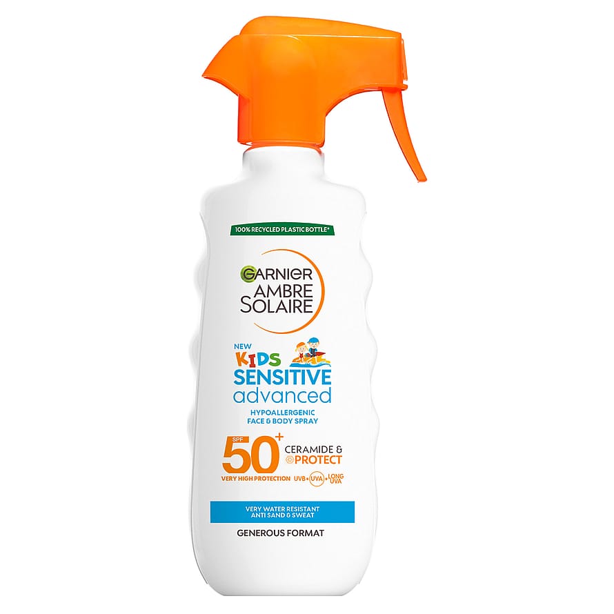Garnier Ambre Solaire Sensitive Advanced Kids Hypoallergenic Face & Body Spray SPF50+ 200 ml parfym