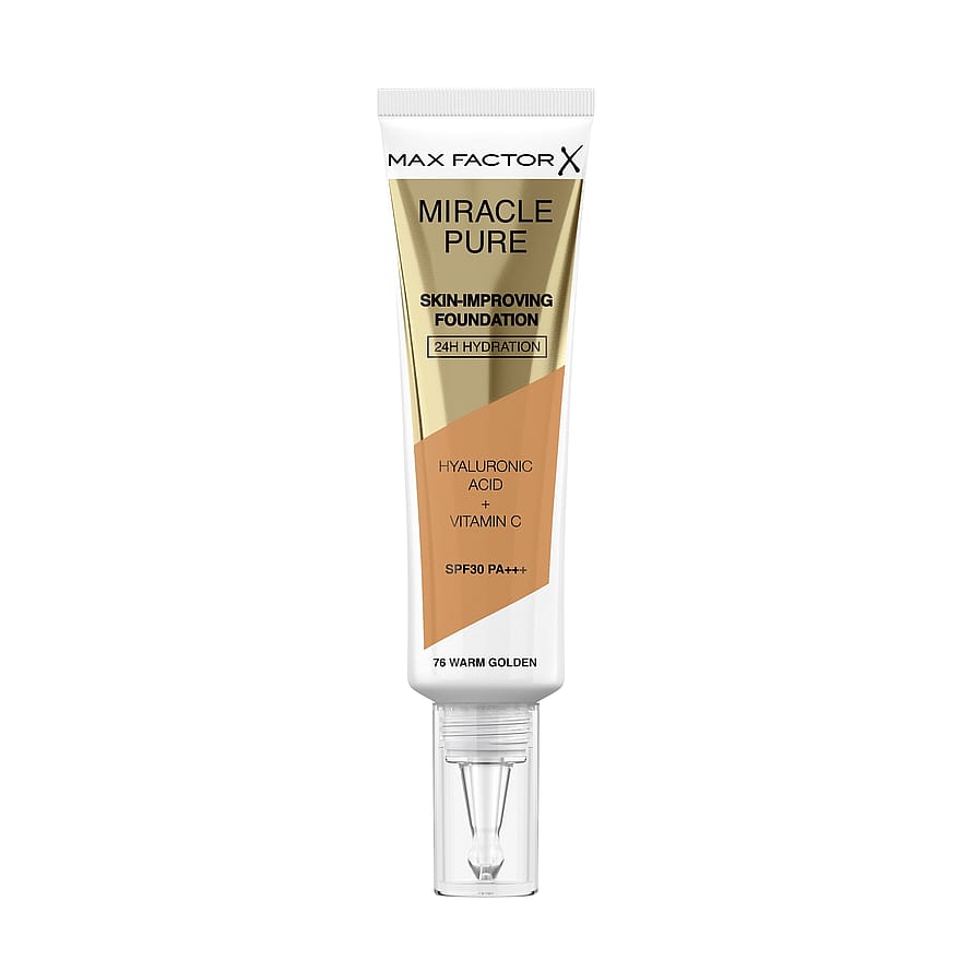 Max Factor Miracle Pure Skin-Improving Foundation 76 Warm Golden