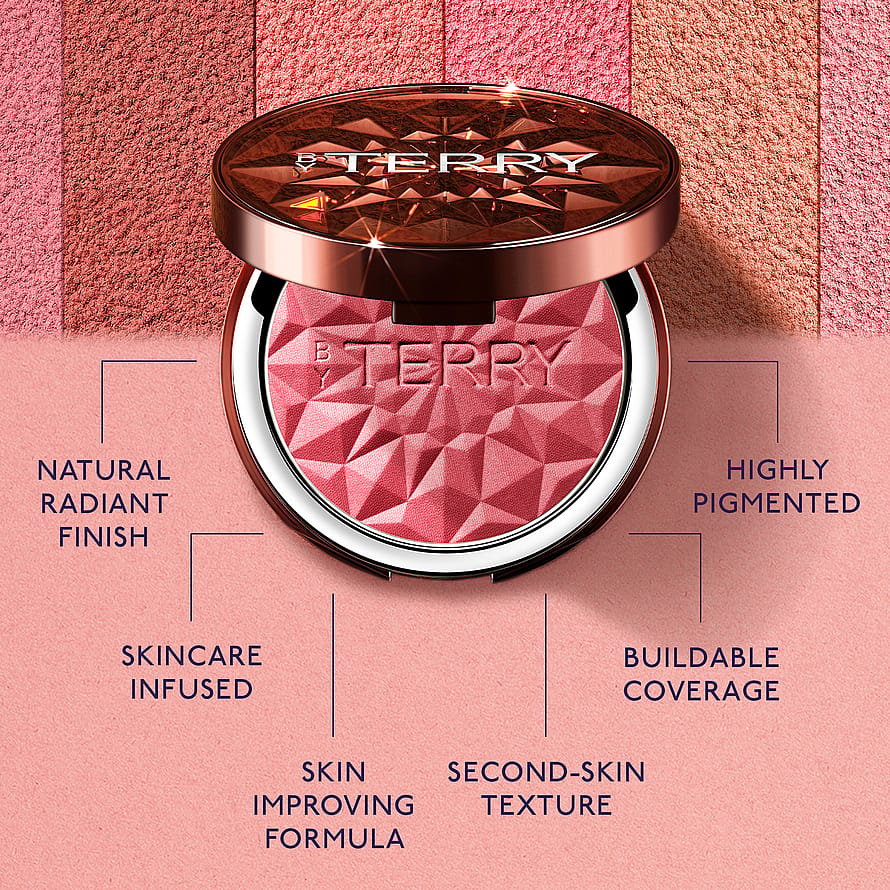 By Terry Tea to Tan Powder Blush N1 Rosy Romance