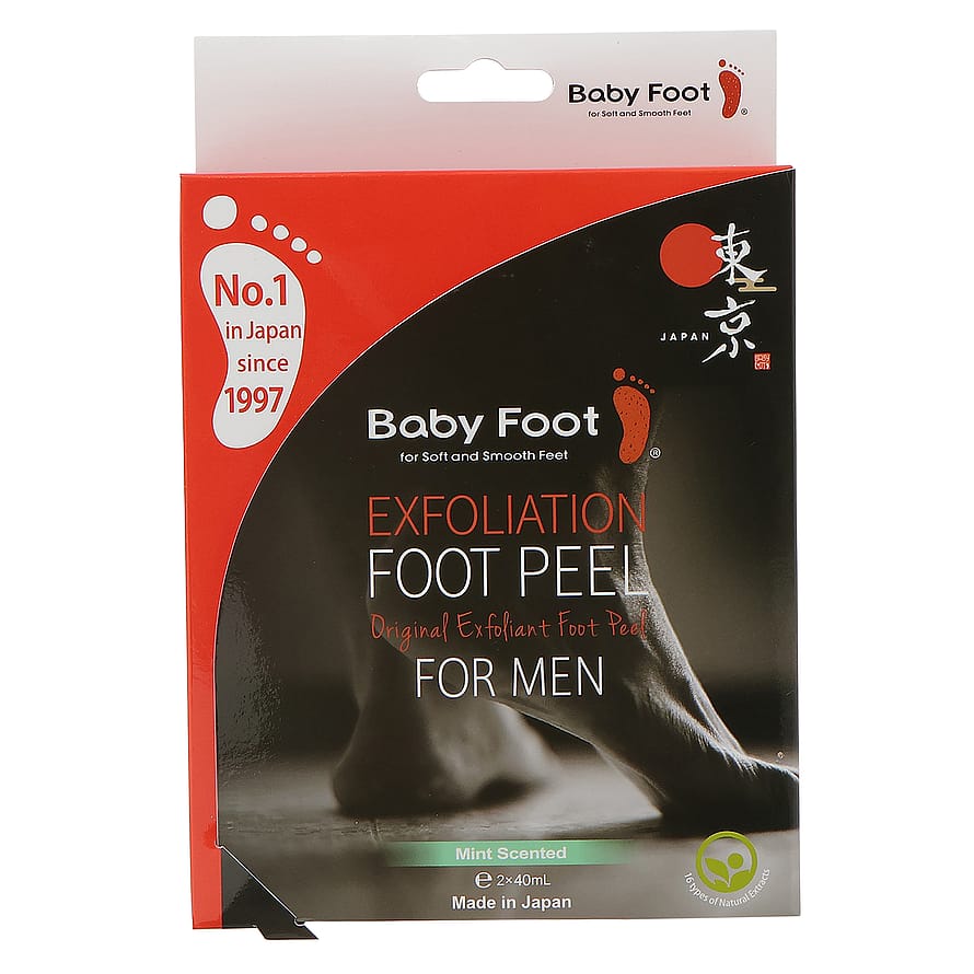 Baby Foot Exfoliation Foot Peel For Men 2 x 40 ml parfym
