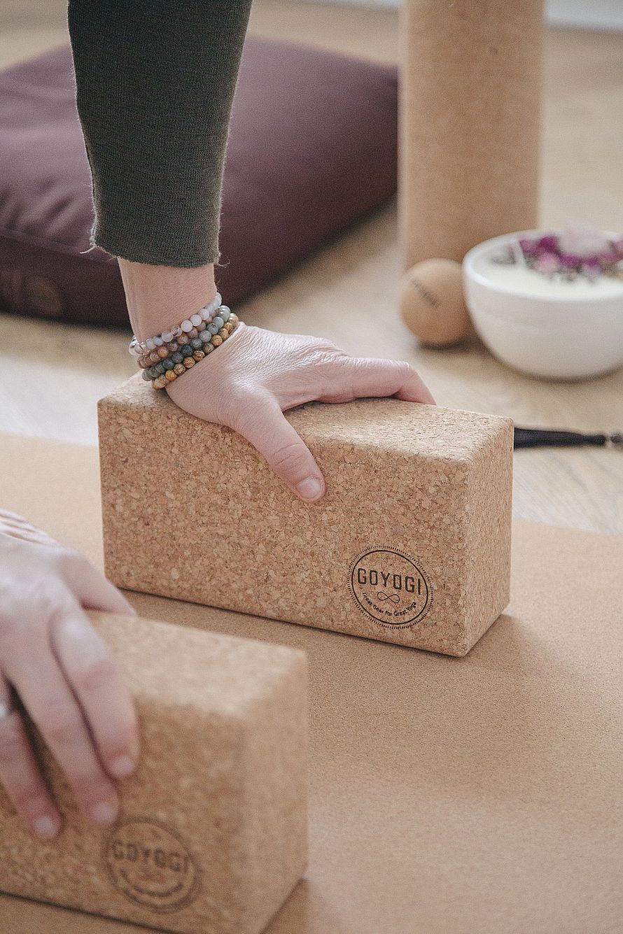 Goyogi Sustain Cork Yoga Block Cork parfym