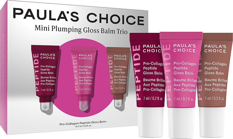 Limited-Edition Peptide Gloss Balm Trio Gift Set 7+7+7 ml