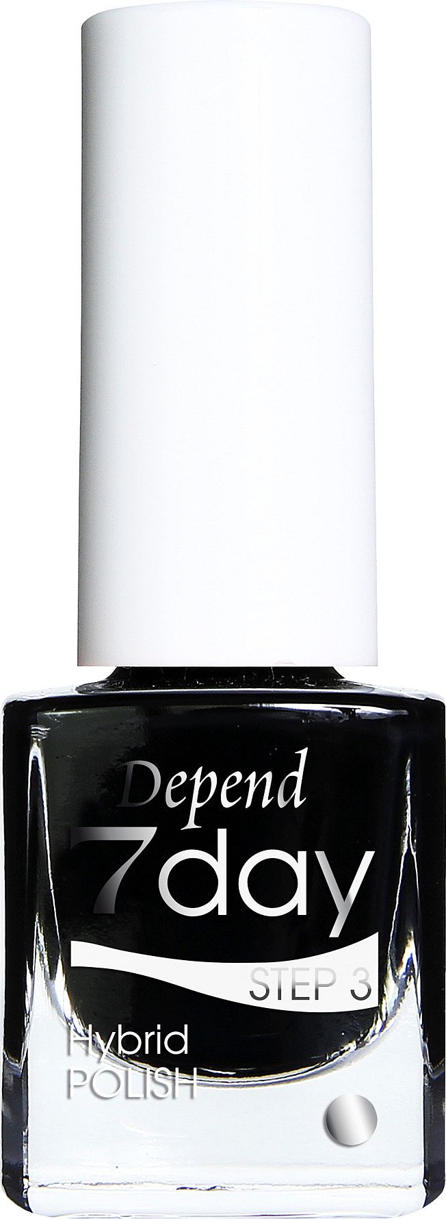 7day Hybrid Polish - 7013 Goth Black