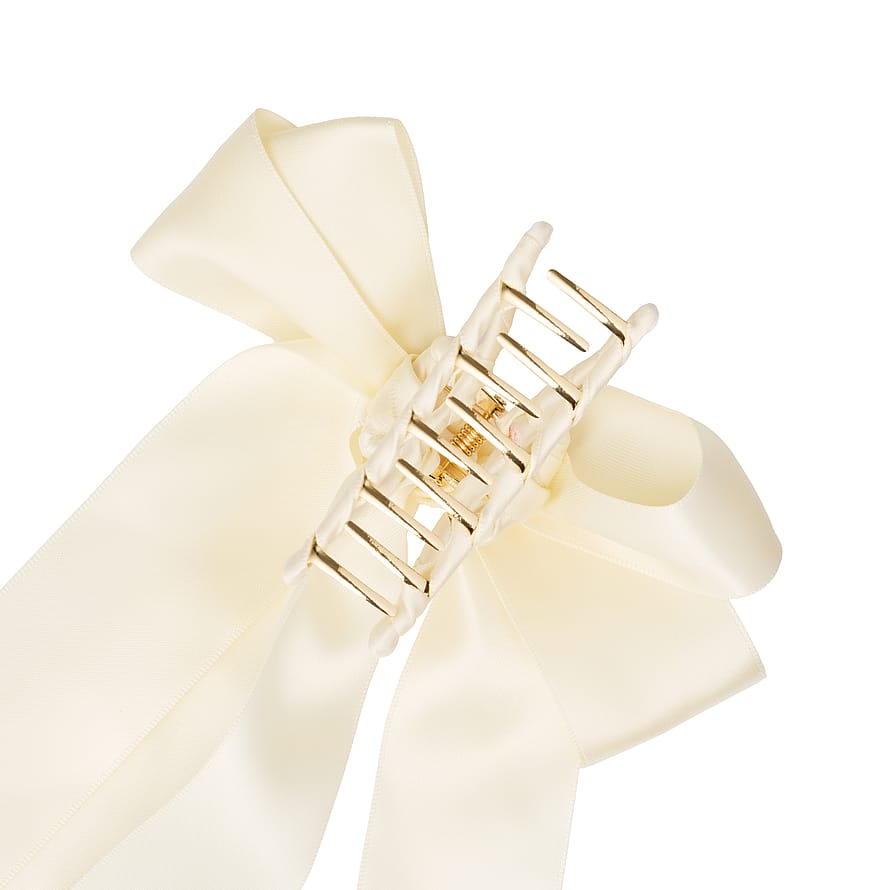 Køb Claw Clip Ivory Ribbon fra KICKS Beauty - Matas