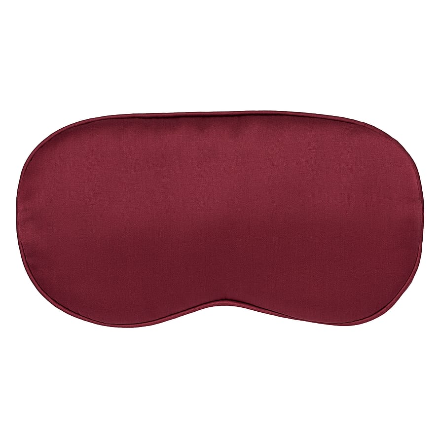 Bamboo Silk Eyemask Winered Small