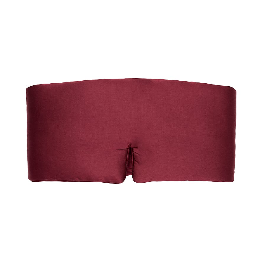 Bamboo Silk Eyemask Winered Large