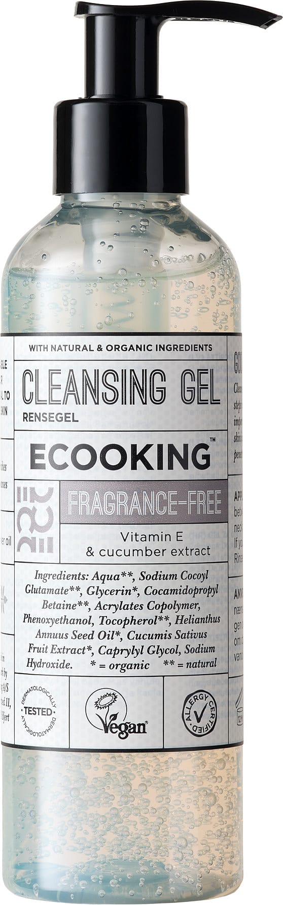 Ecooking Cleansing Gel Fragrance Free 200 ml parfym