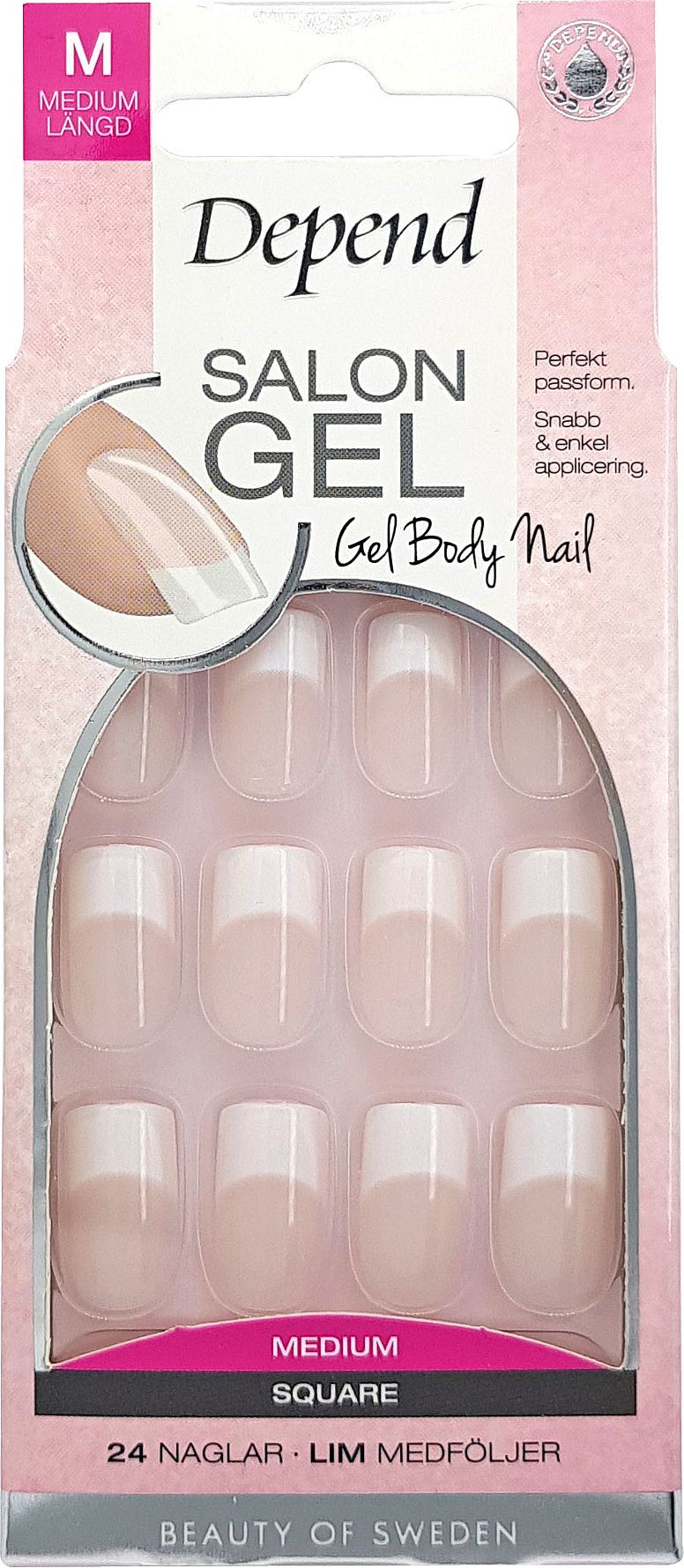 Salon Gel Salon Gel Medium Square Nude