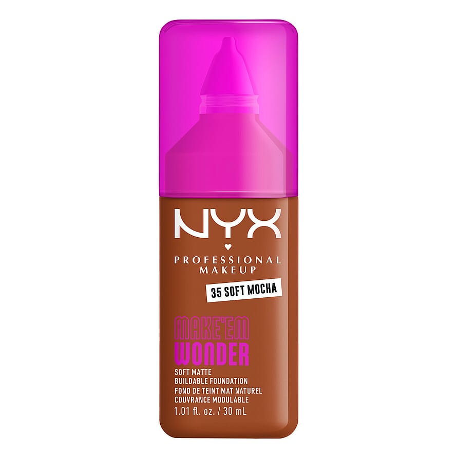 NYX Professional Makeup Make Em Wonder Foundation 35 Soft Mocha 30 ml