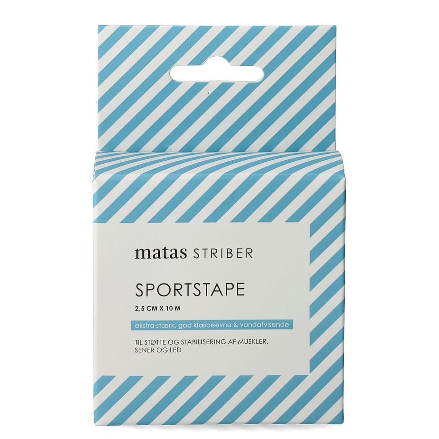 Køb Sportstape Hvid 2,5 cm x 10 m (smal) fra Matas Striber - Matas