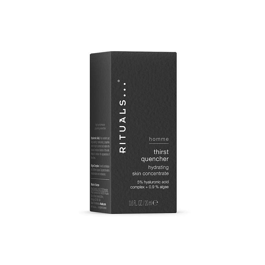 Comcentrate Ritual Køb Rituals Homme Thirst Quencher Hydrating Skin Concentrate 20 ml fra ...
