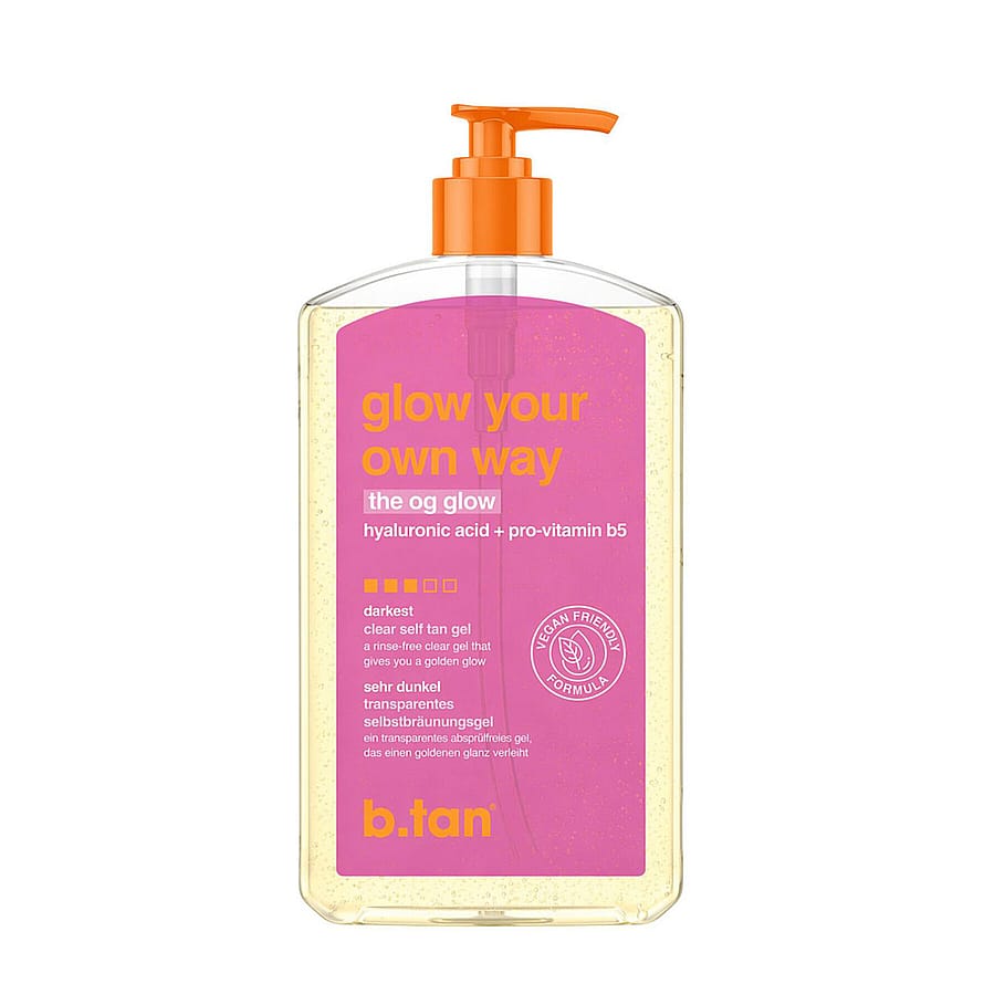 B.tan Glow Your Own Way Clear Self Tan Gel The OG Glow parfym