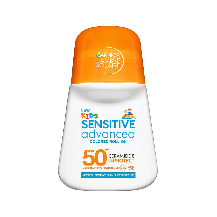Garnier Ambre Solaire Kids Sensitive Advanced Colored Roll-On SPF50+ 50 ml parfym