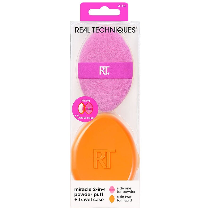 Real Techniques Miracle 2-In-1 Powder Puff + Travel Case Real Techniques Miracle 2-In-1 Powder Puff + Travel Case parfym