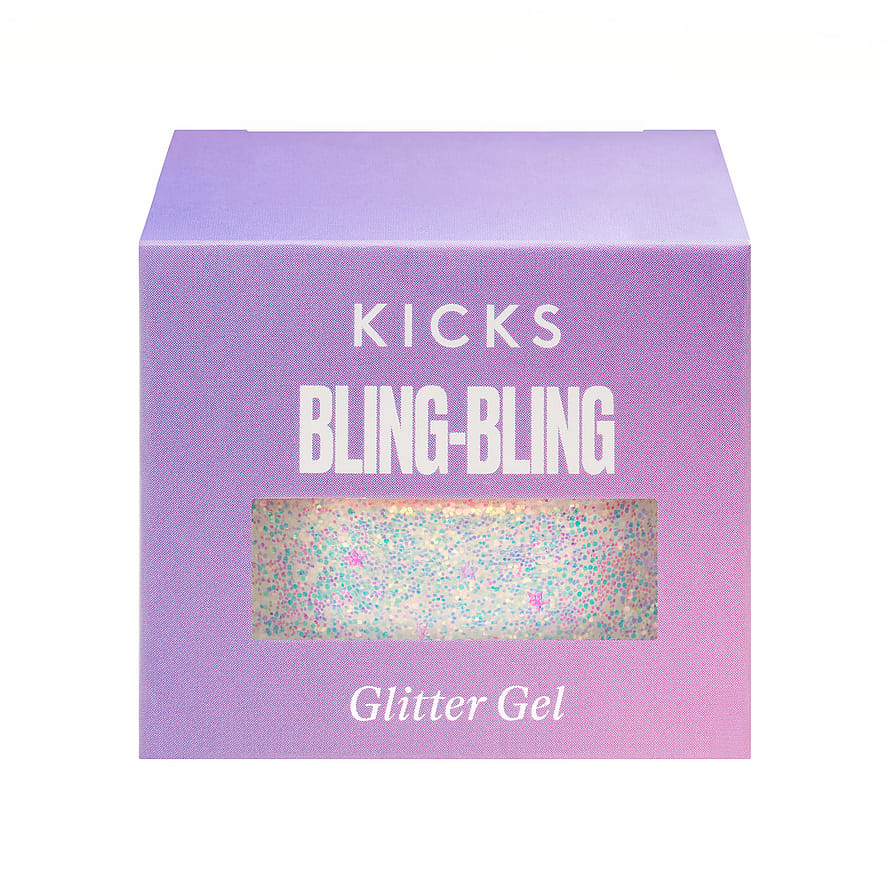 Kicks Beauty Bling-Bling Glitter Gel Silver parfym