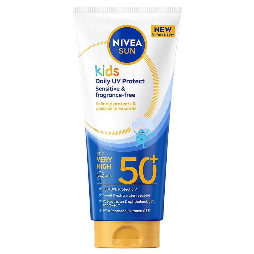 Nivea Nivea Solskydd Kids Daily UV Protect Lotion SPF50+ 100ml parfym
