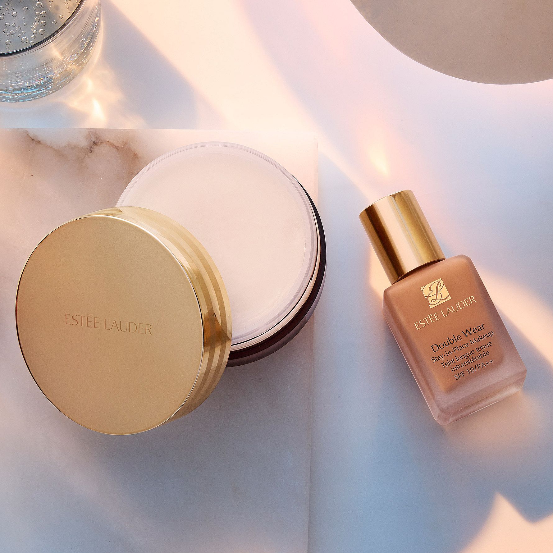 Estée Lauder Double Wear Foundation – Stay-in-Place Make-up SPF 10, Farbe 4C3 Soft Tan, 30 Ml
