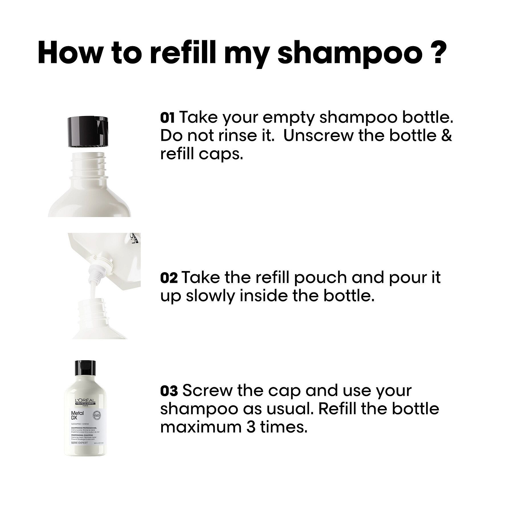 Køb Serie Expert Metal DX Shampoo 500 ml fra L'Oréal Professionnel Matas