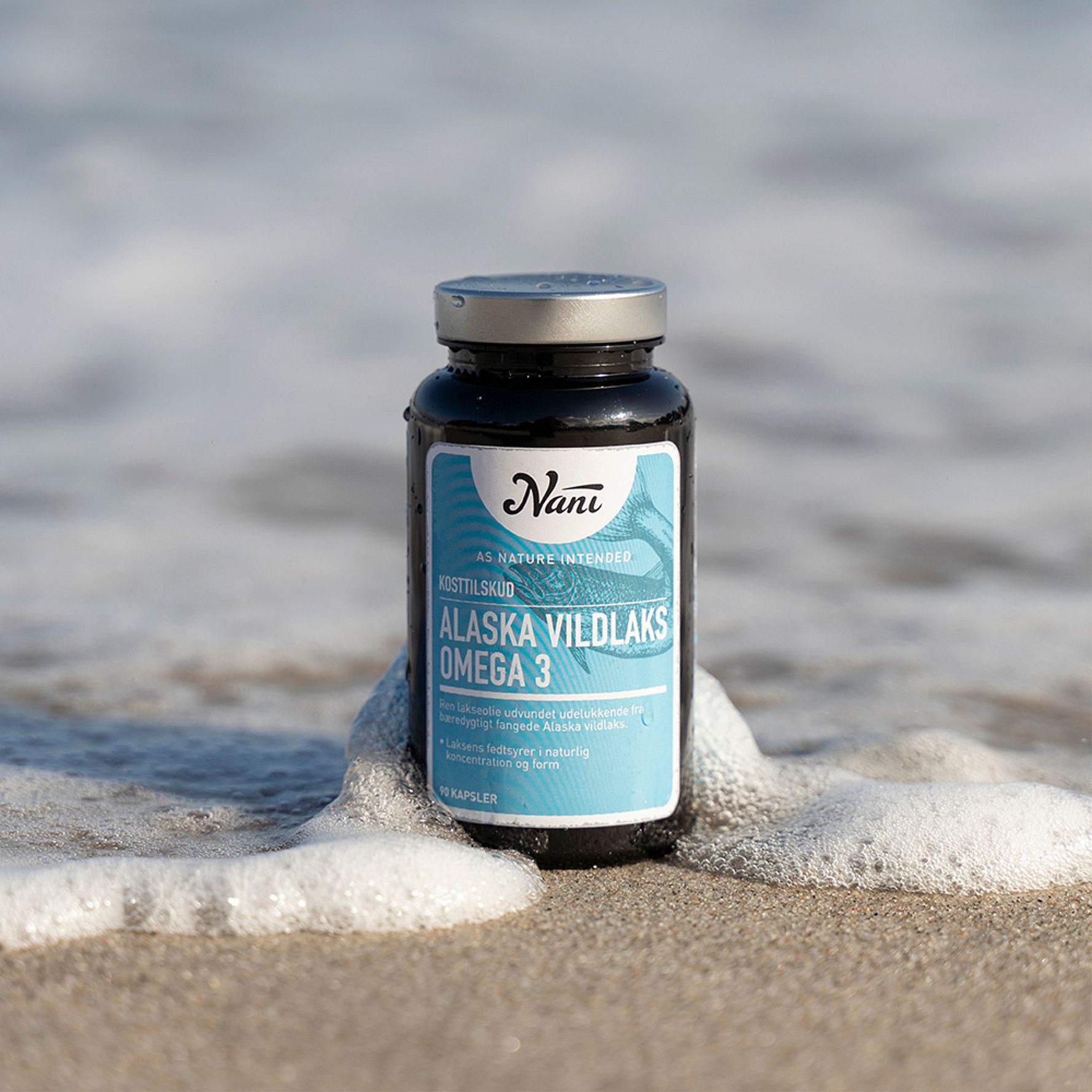 Køb Omega3 Alaska Vildlaks 90 kaps. fra Nani Matas