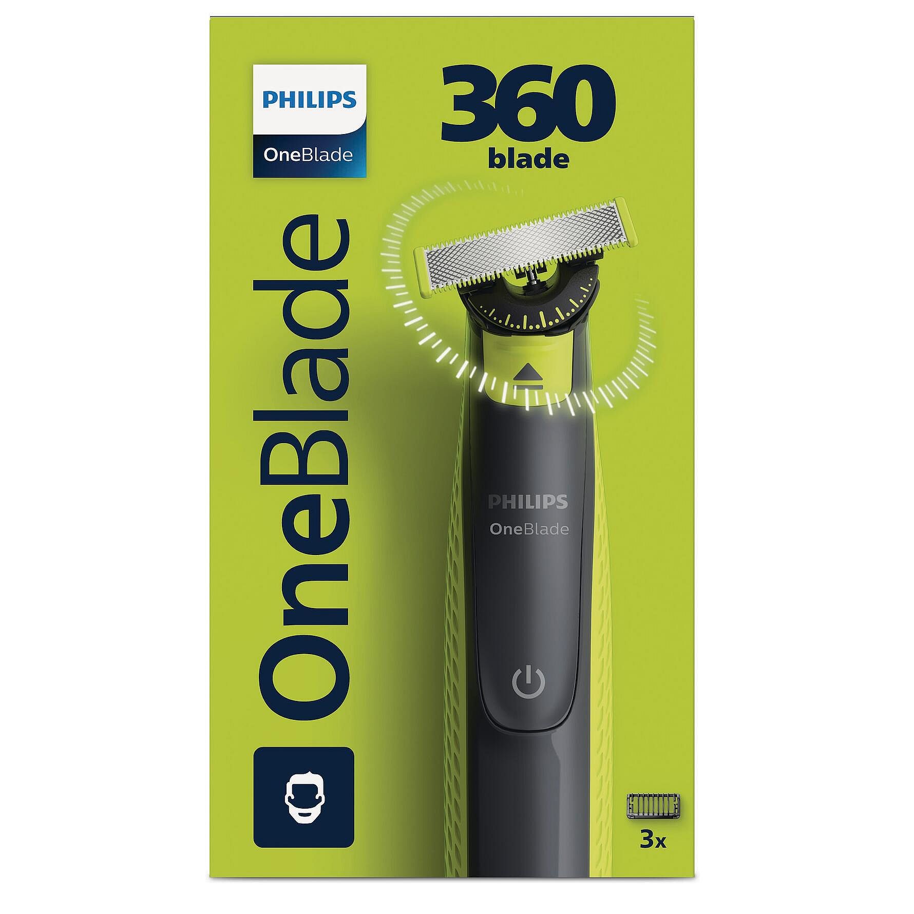 Rasoir Philips OneBlade Original QP2724/23 - Tondeuse à Barbe Et Rasage Précis, Neuf Sous Blister