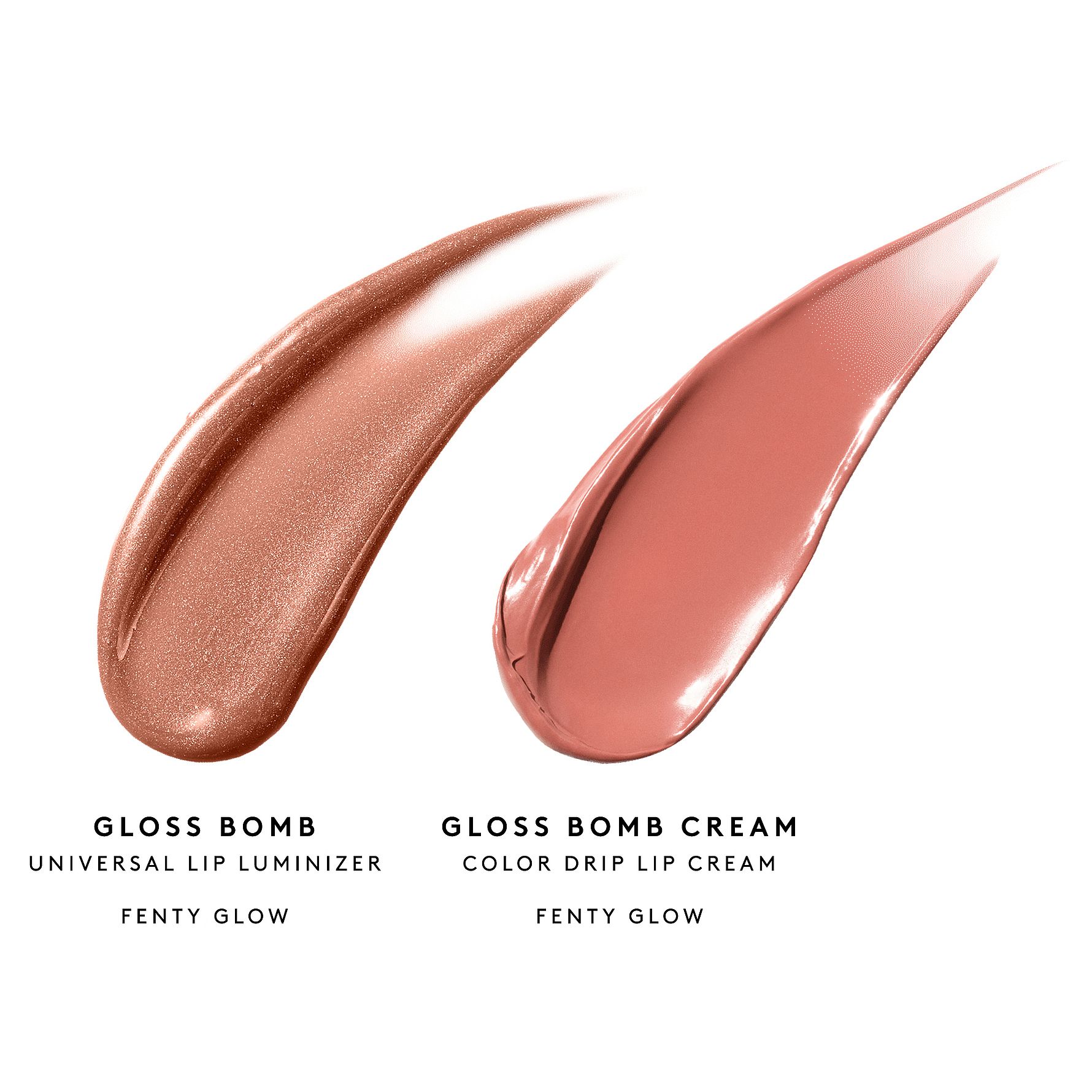 Fenty Beauty by Rihanna Gloss Bomb Cream Color Drip Lip Cream, 02 Fenty Glow (Un